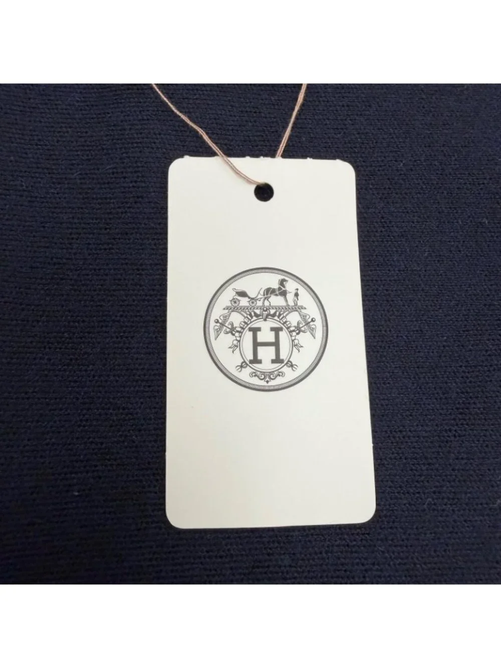 Hermes Just in Case Cashmere Silk Silver H Logo Embroidery Shawl Scarf with Zip